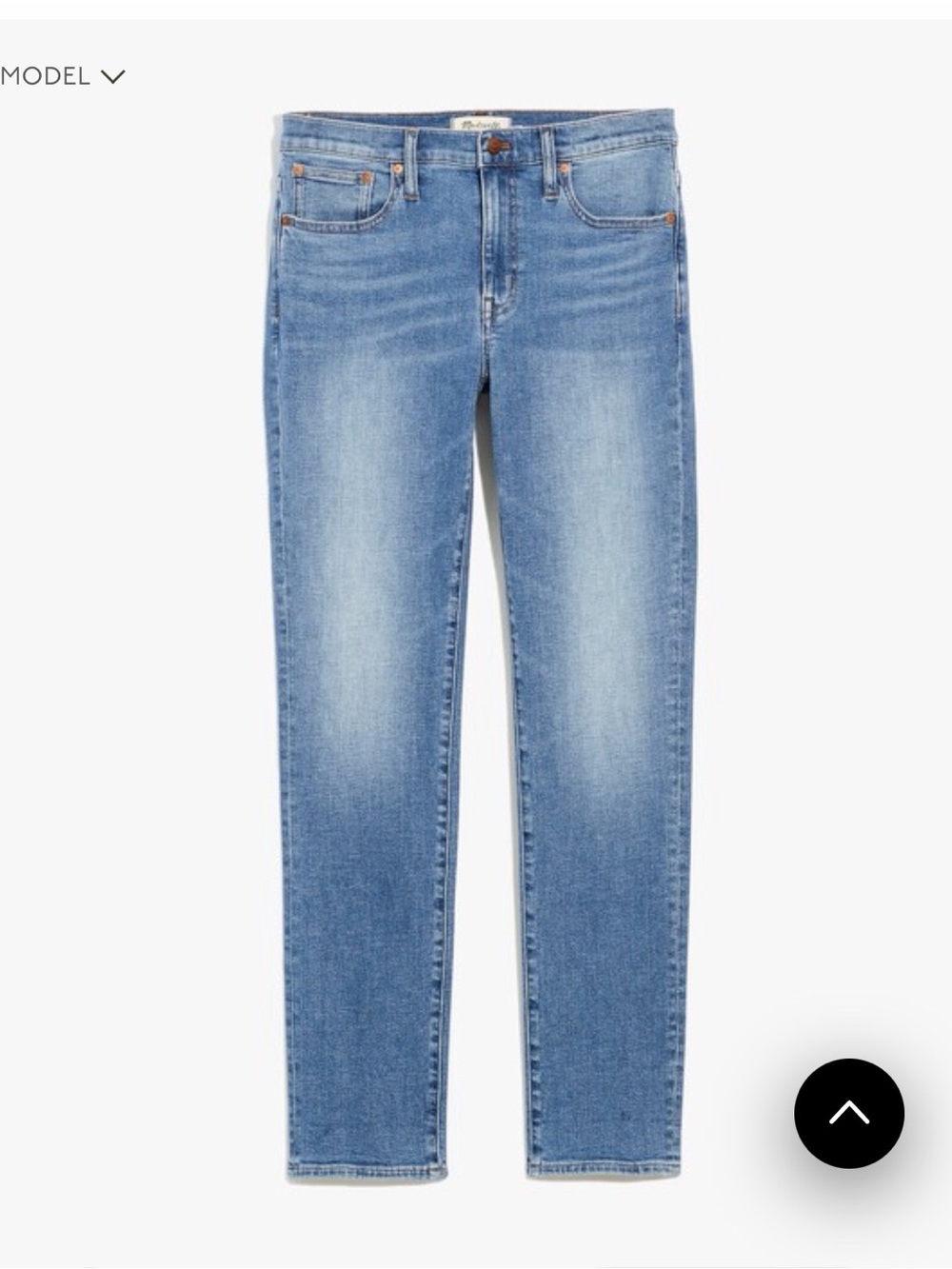 Madewell Slim Boyjean Mayberry Wash Size 25